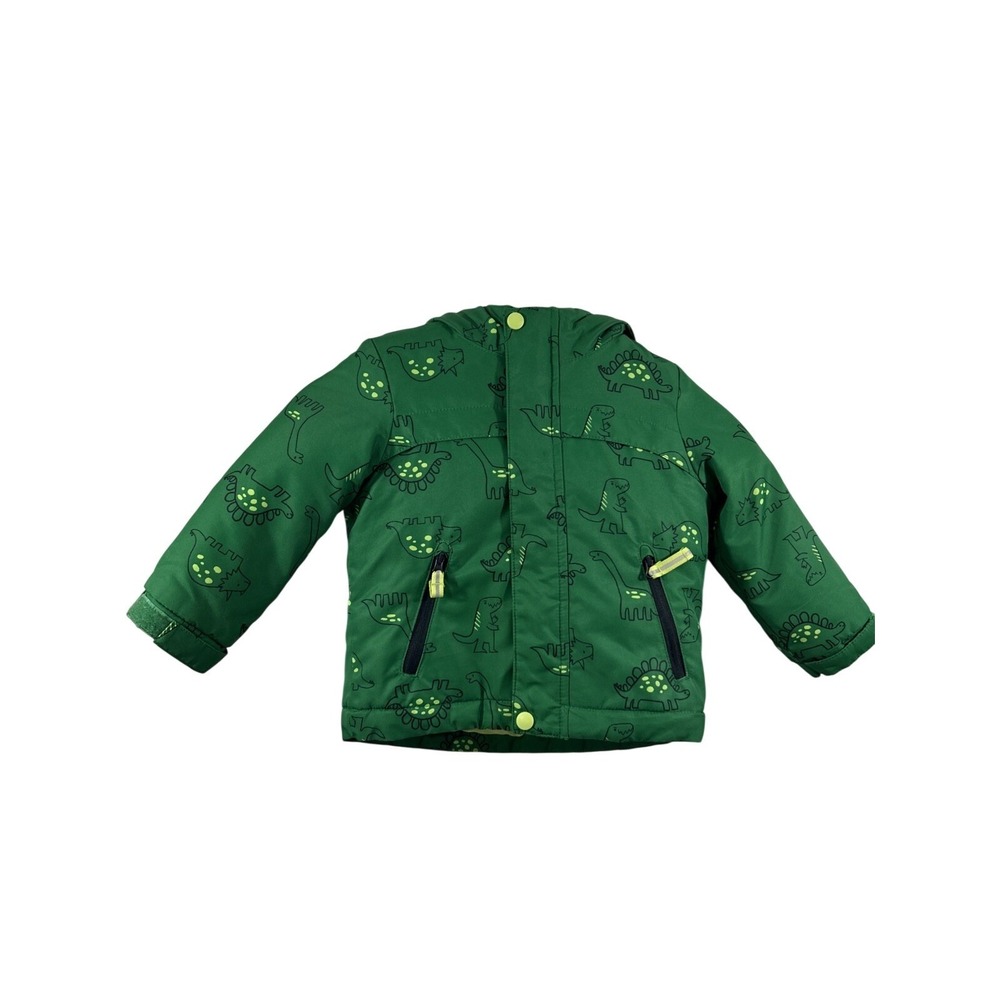 Cat & Jack Boys 2x Dinosaur Jacket Green 3 in1 Hooded
